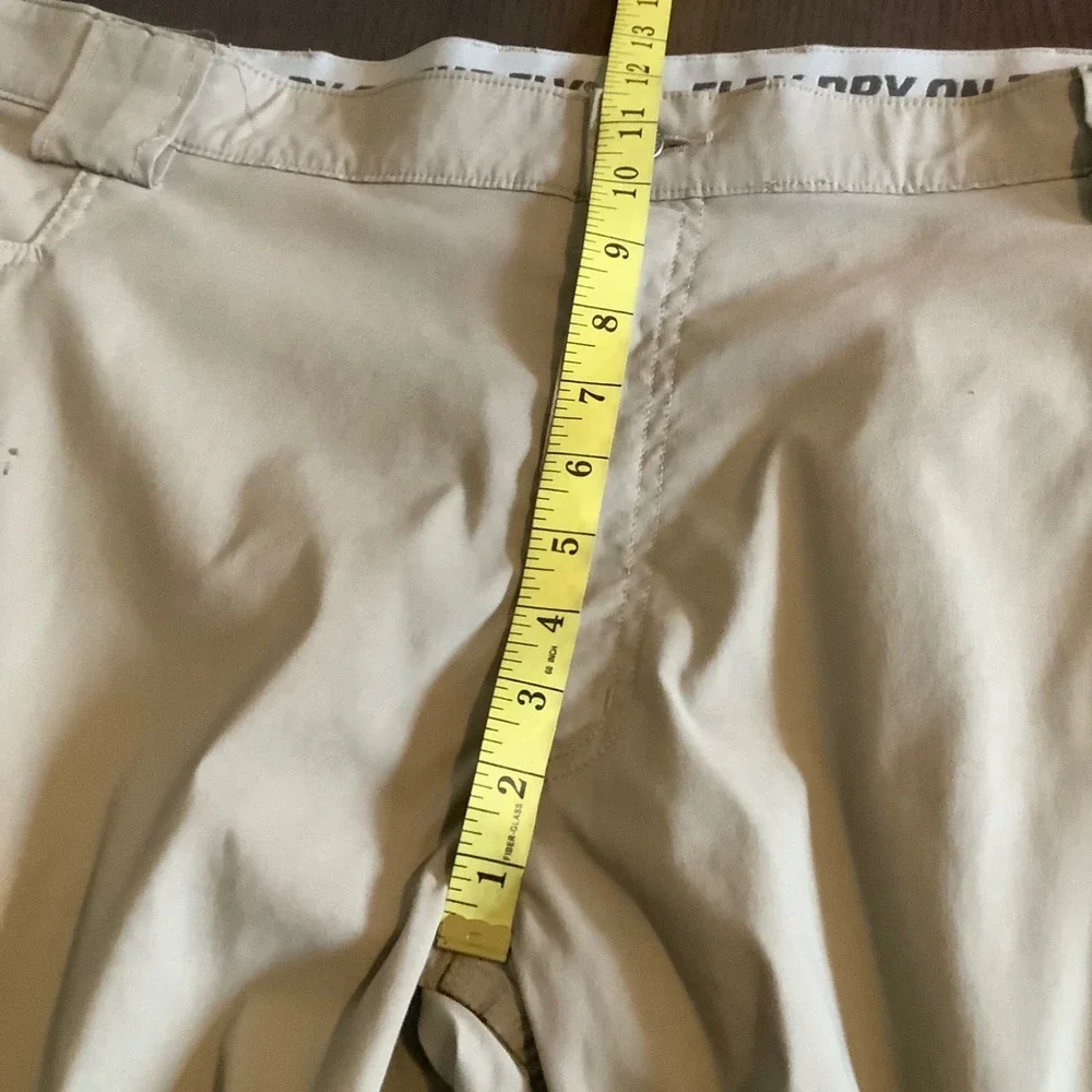 Duluth Trading Co Dry On The Fly Relaxed Fit Cargo Pants Mens 46x30 Khaki Tan